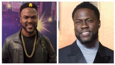 Kevin Hart mocks wax figure