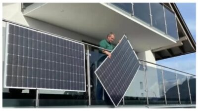 Solar Panel on Balcony