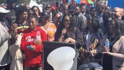 Nipsey Hussle Square Dedication photo: Jill Munroe