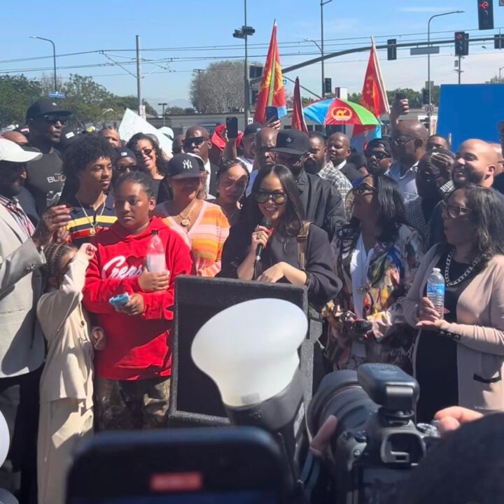 Nipsey Hussle Square Dedication Unites Community