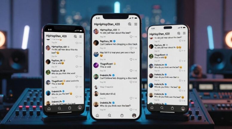 Phones on fire with rap war comments - via eurAI