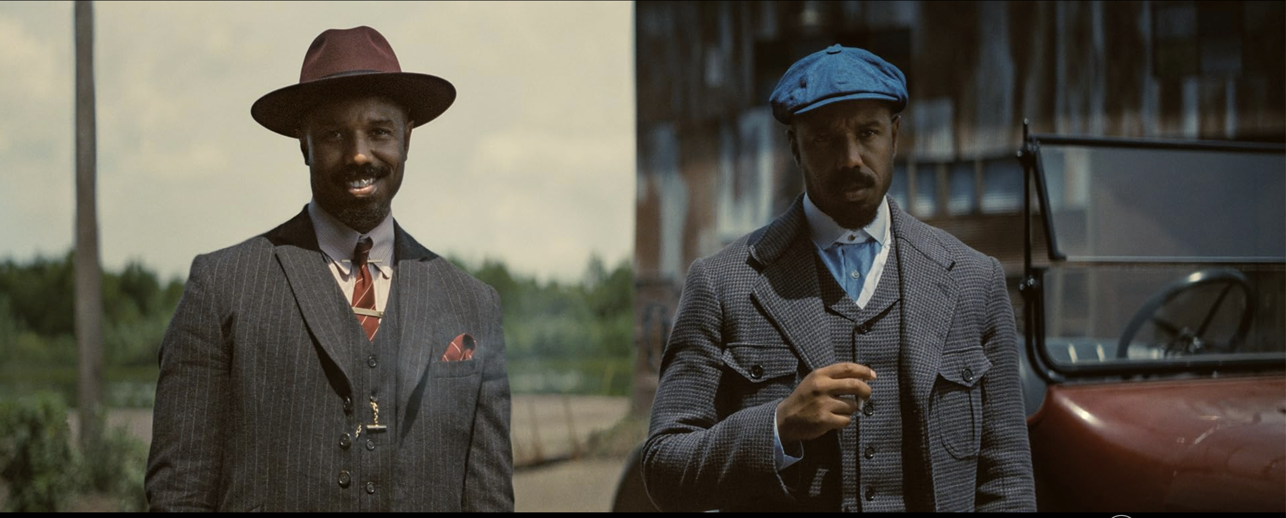 Michael B Jordan as Smoke & Stack in Sinners 
