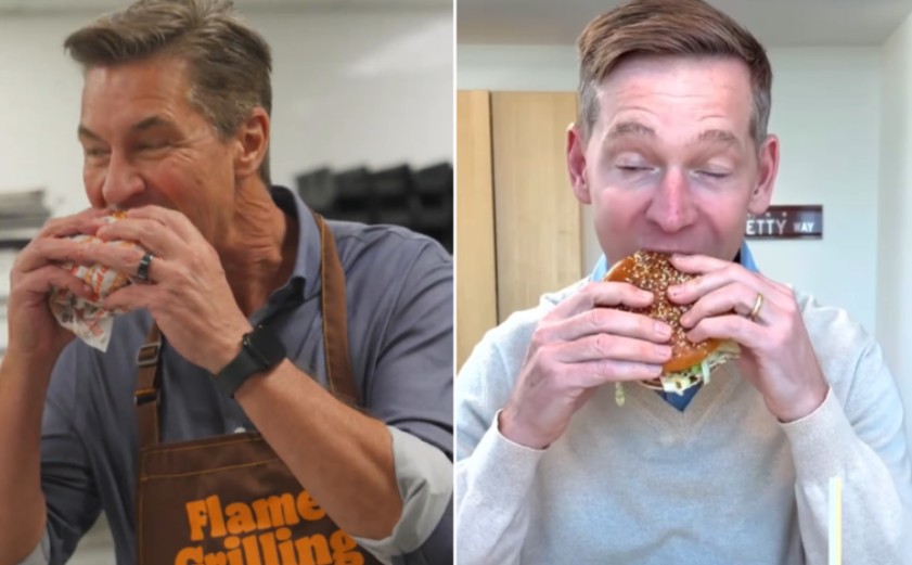 how Burger King boss (Tom Curtis and) eats after McDonald's viral video