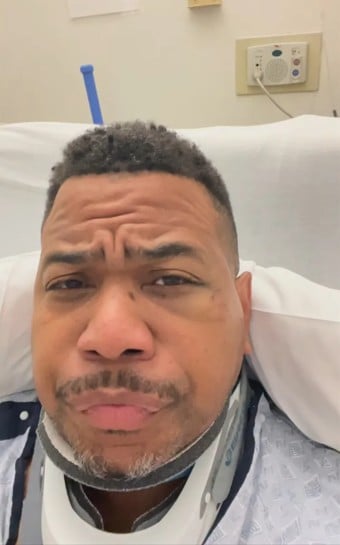 Omar Gooding Hospitalized After Car Crash Leaves Him with Painful Neck Fracture | VIDEO