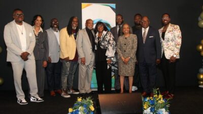 Pastor Jon Du Cuir, Lisa Collins, Pastor Geremy Dixon, Pastor Shep Crawford, Rev. Melvin V. Wade, Apostle Beverly "BAM" Crawford, Pastor K.W. Tulloss, Pastor Jean Burch, Hon Mark Ridley Thomas and Bishop Michael J.T. Fisher