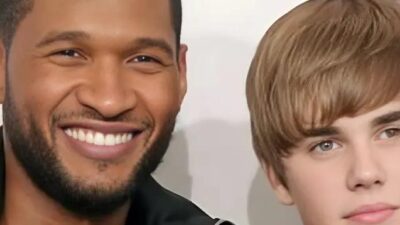 Usher and Justin Bieber - via YouTube screenshot
