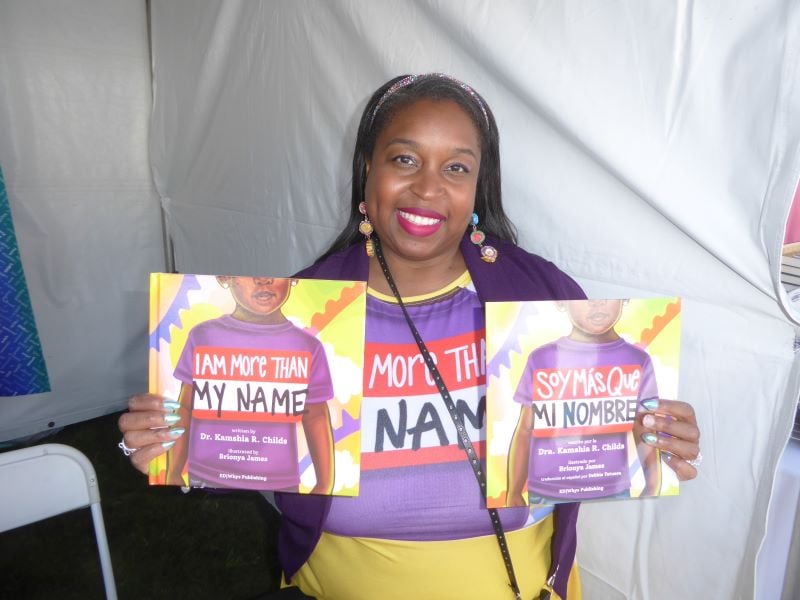 Book author at Festival of Books: Photo Credit, Ricky Richardson