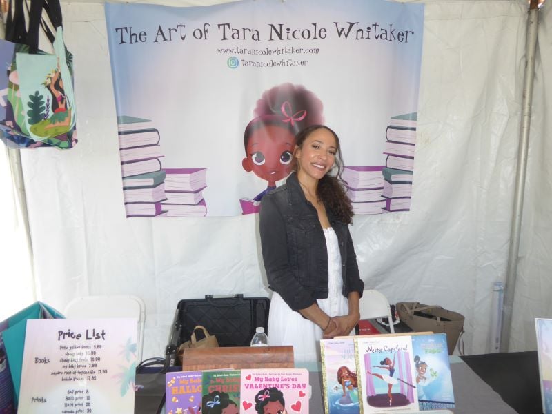 Book author at Festival of Books: Photo Credit, Ricky Richardson