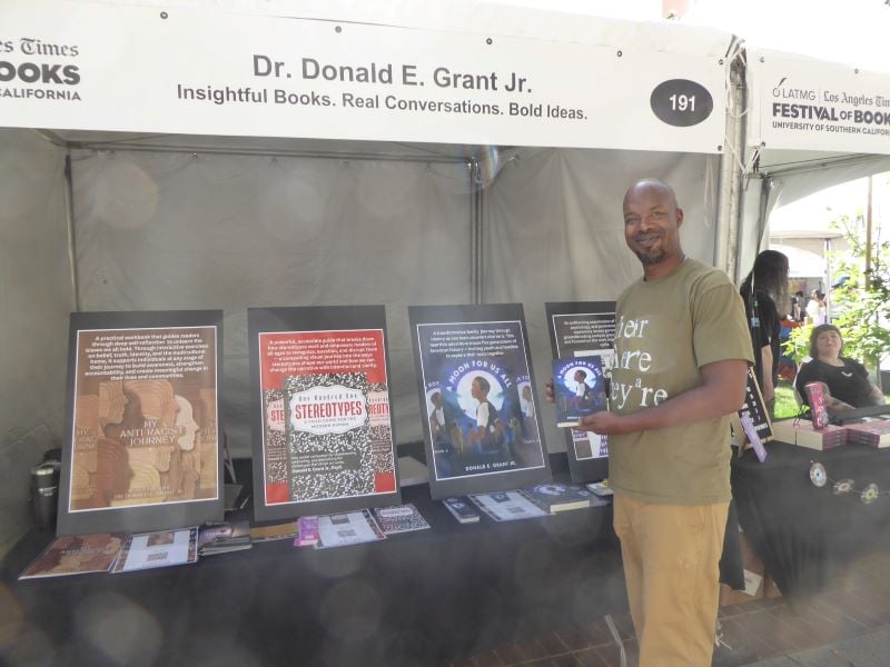 Book author at Festival of Books: Photo Credit, Ricky Richardson