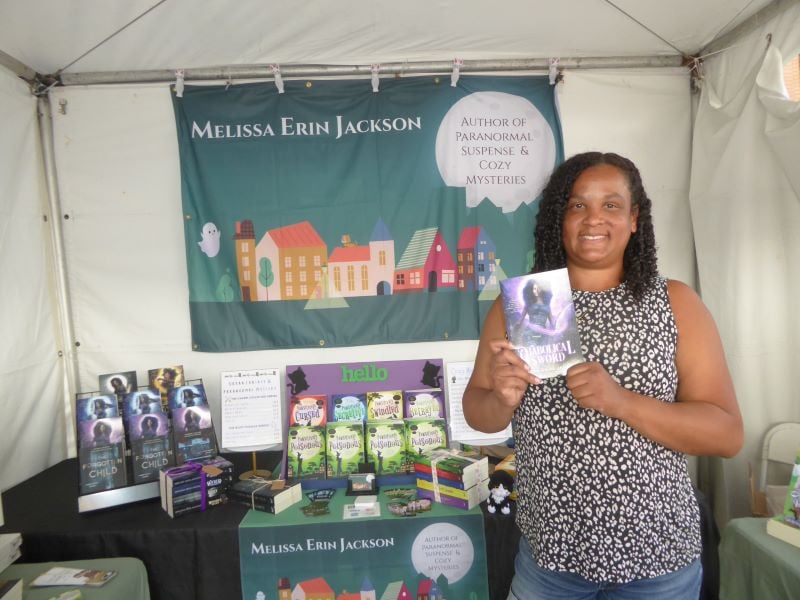 Book author at Festival of Books: Photo Credit, Ricky Richardson