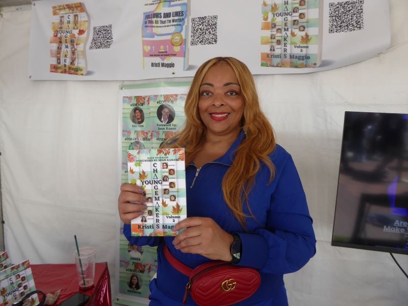 Book author at Festival of Books: Photo Credit, Ricky Richardson