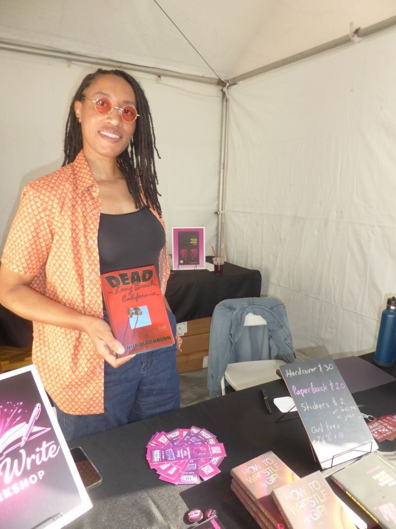 Book author at Festival of Books: Photo Credit, Ricky Richardson
