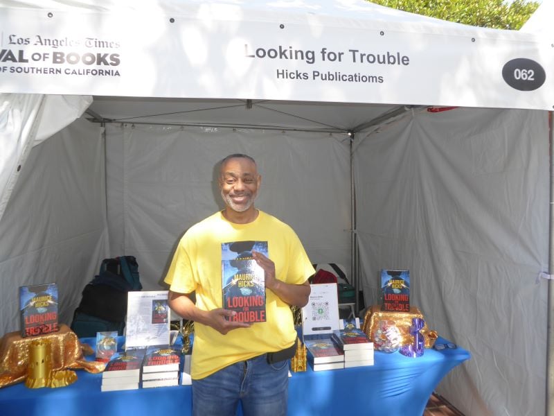 Book author at Festival of Books: Photo Credit, Ricky Richardson