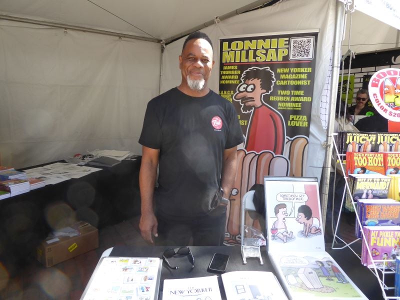 Book author at Festival of Books: Photo Credit, Ricky Richardson