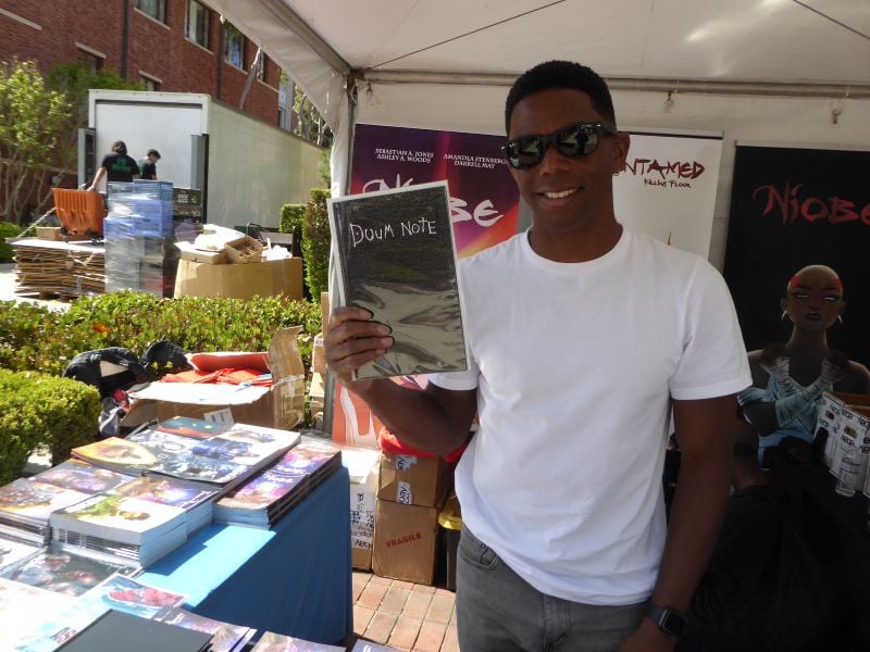 Book author at Festival of Books: Photo Credit, Ricky Richardson