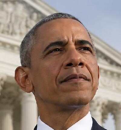 Barack Obama (in front of US Supreme Court)