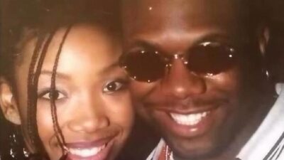 Brandy and Wanya Morris - via Instagram