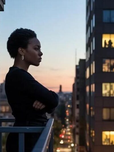 Her balcony Their view now she's packing boxes - via eurAIa