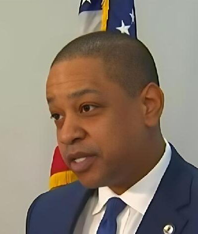 Justin Fairfax and wife - screenshot