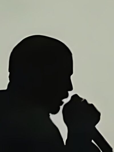 Kanye West silhouette at SoFi Stadium - screenshot