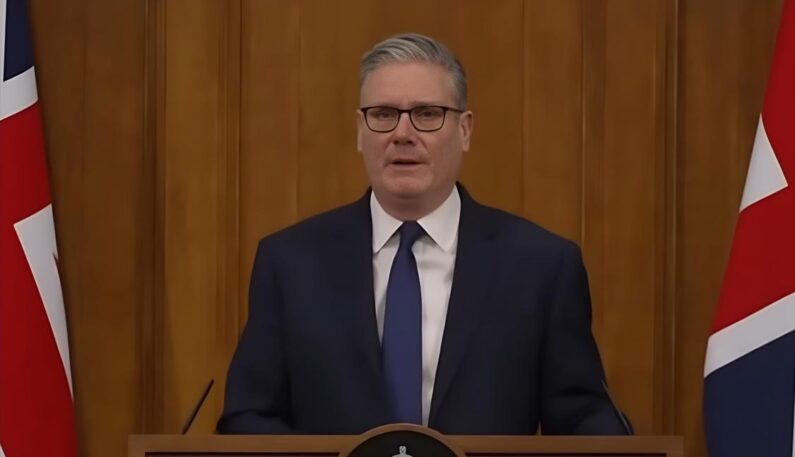 UK Prime Minister Keir Starmer - screenshot