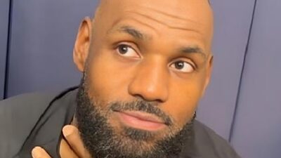 LeBron James (at practice) - screenshot