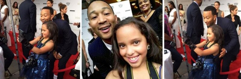 Madison Harrison and John Legend