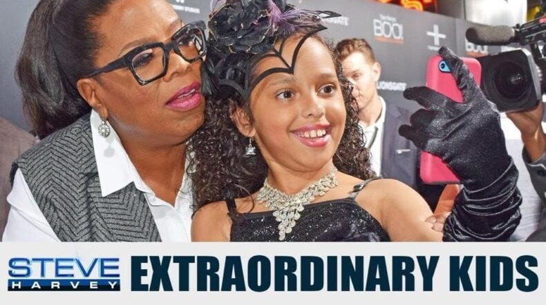 Madison Harrison and Oprah