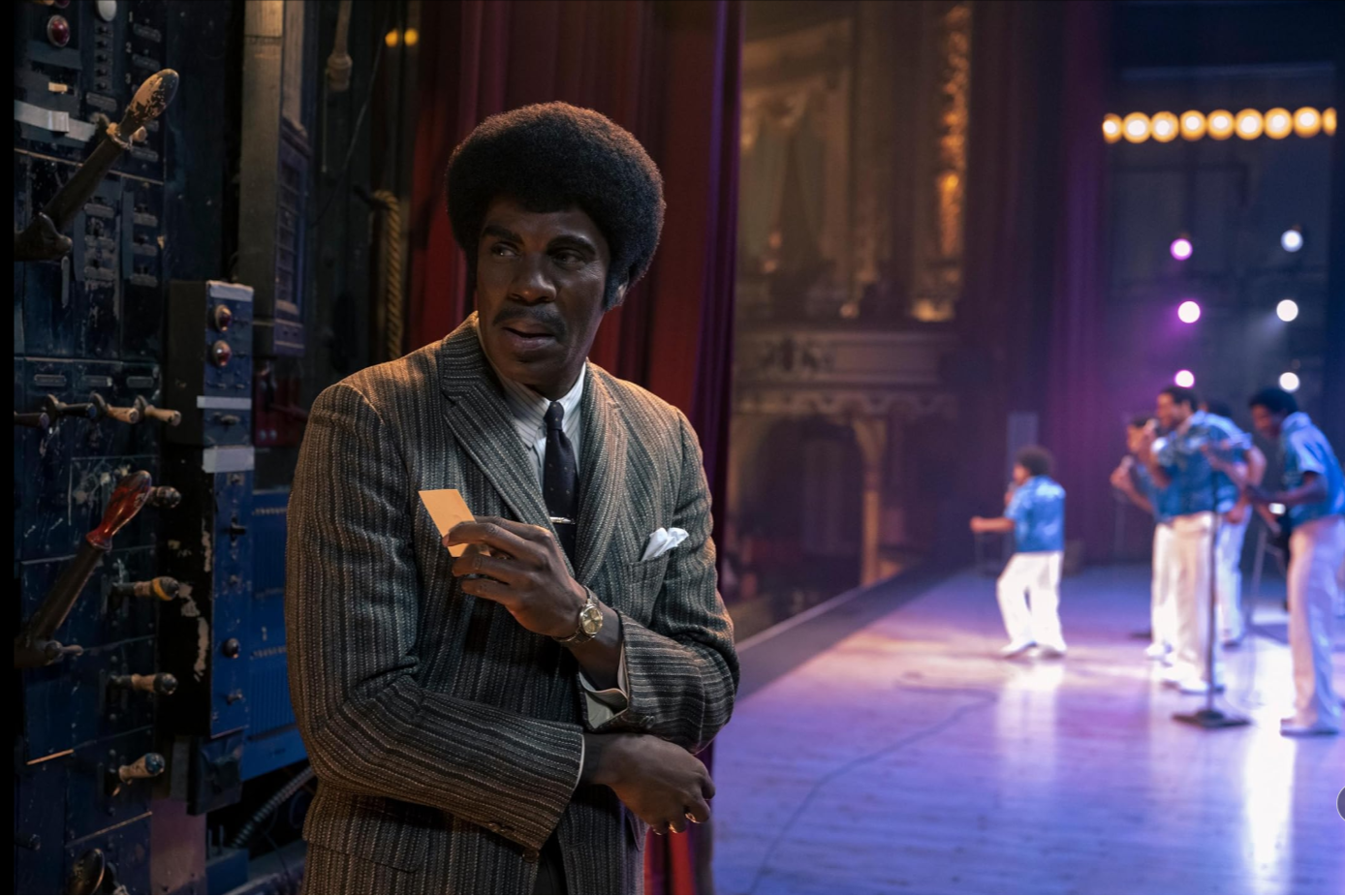 Michael Jackson biopic review 2026 / Colman Domingo as 'Joseph Jackson' Backstage in 