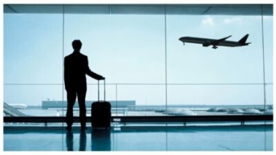 Businessman at the airport