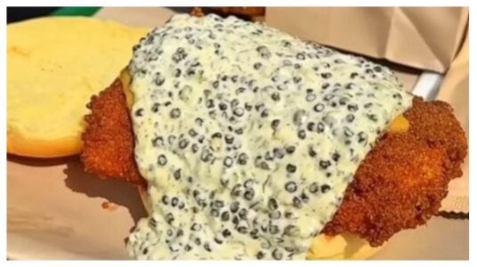 $100 Fish Sandwich at Daybird LA with Caviar-Topped Twist