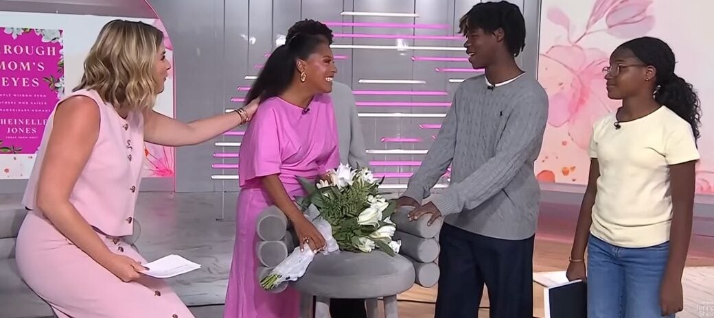 Sheinelle Jones’ Kids Surprise Her for Book Launch on ‘Today with Jenna & Sheinelle’ | WATCH