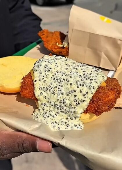 L.A (DayBird) fish sandwich