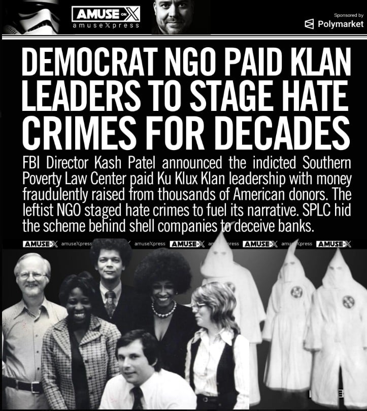 Southern Poverty Law Center Faces Federal Indictment Alleging Secret Payments to Hate Groups