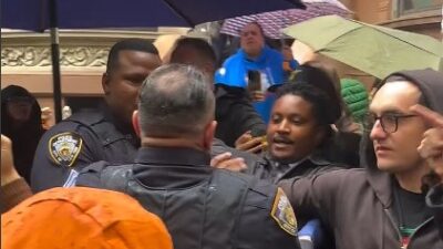 Chi Oss&eacute; arrest over an eviction protest
