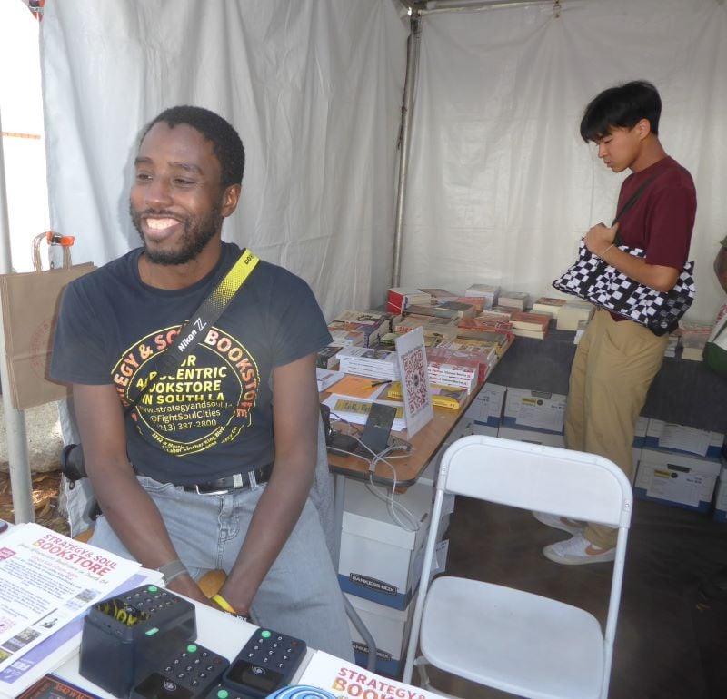 Strategy and Soul Bookstore Booth: Photo Credit, Ricky Richardson