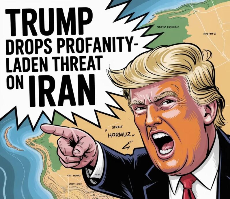 Trump drops profane Threat on Iran over Strait of Hormuz - via eurAI