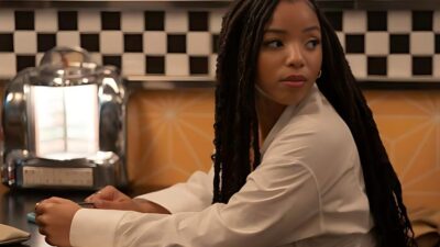 Chloe Bailey as Laila in 'Strung' -- (Photo by: Ilze Kitshoff/Blumhouse)