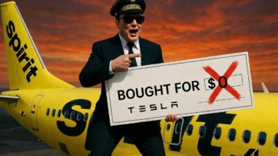 Elon Musk 'buys' Spirit Airlines - via eurAI