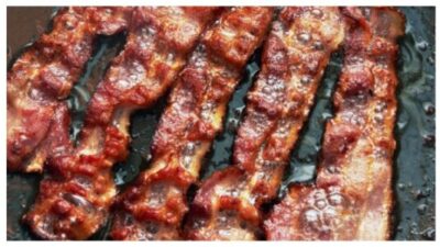 Bacon frying