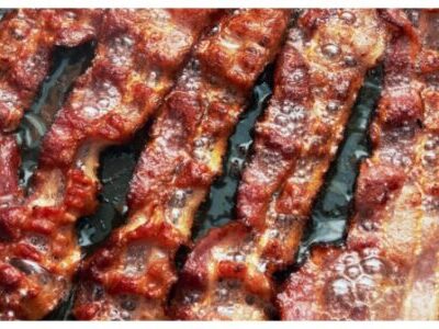 Bacon frying