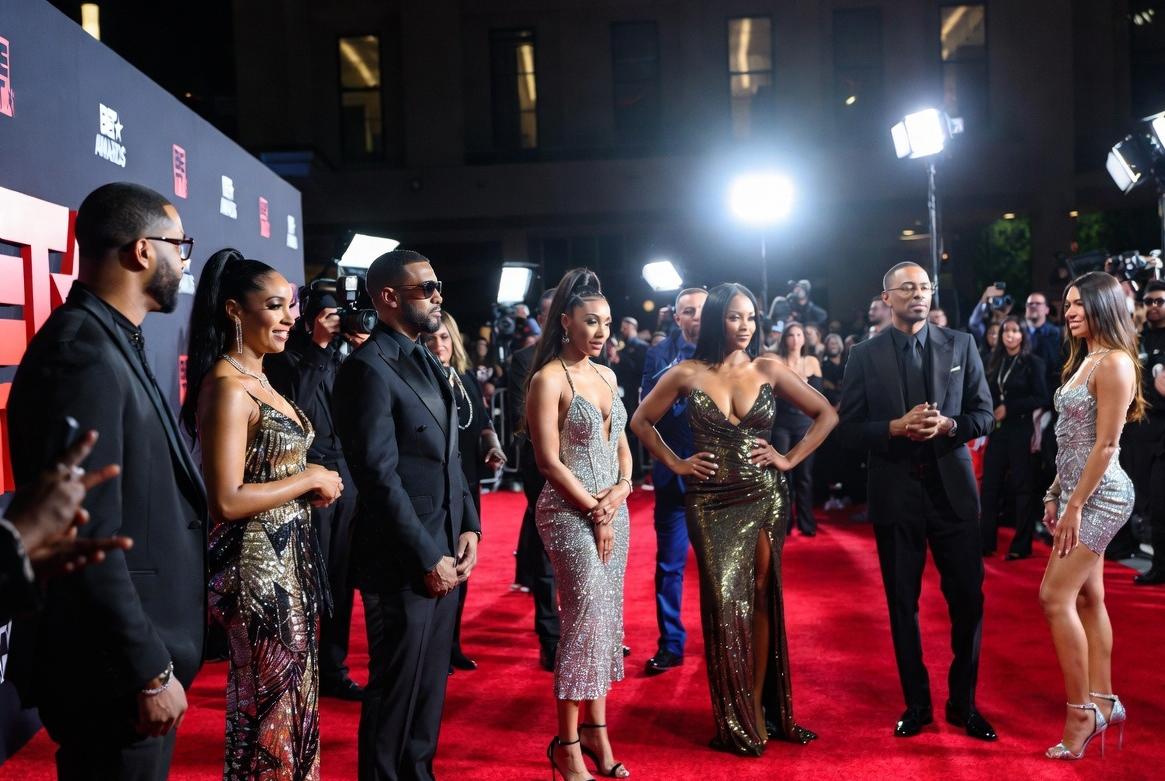 Photorealistic red carpet scene outside the BET Awards - via eurAI