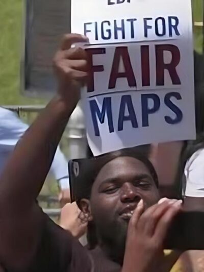 Protesters hold Alabama rally in support of voting rights - screenshot