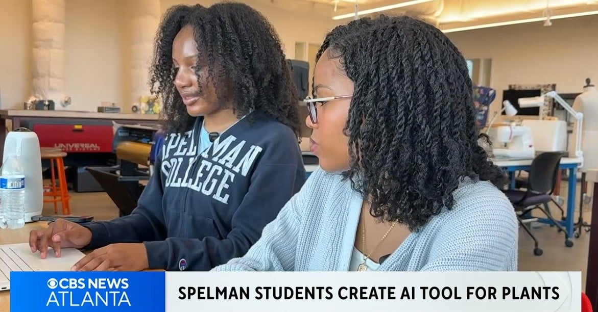 Spelman College students developing AI tool designed to help people talk to their plants