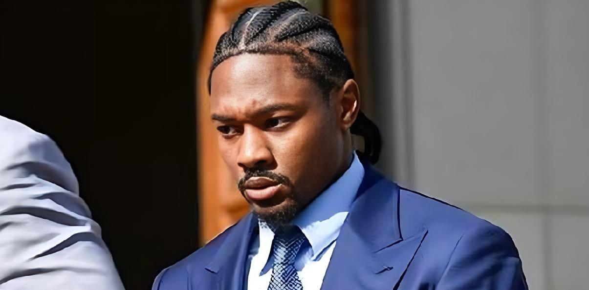 Stefon Diggs (leaving court) - screenshot