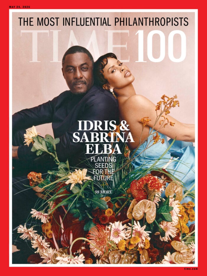 Idris Elba and Sabrina Dhowre Elba Cover TIME100 Philanthropy Issue