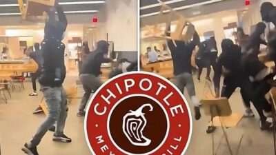 Teens fighting at Chipotle - screenshot2