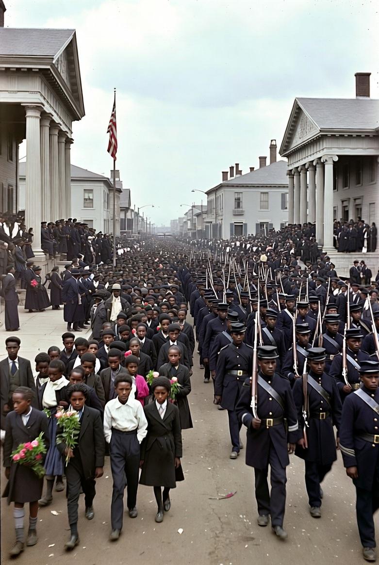 The Black Roots of Memorial Day - 10,000 freed Black Americans honored fallen soldiers on May 1, 1865 - via eurAI