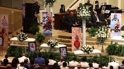 The Eternal Eight funeral (Children killed in Shreveport mass shooting) - screenshot