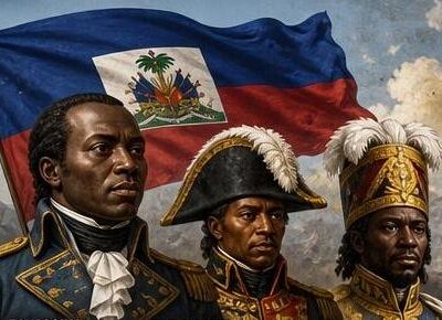 Toussaint Louverture, Jean-Jacques Dessalines, and Henri Christophe - via Edmond W Davis